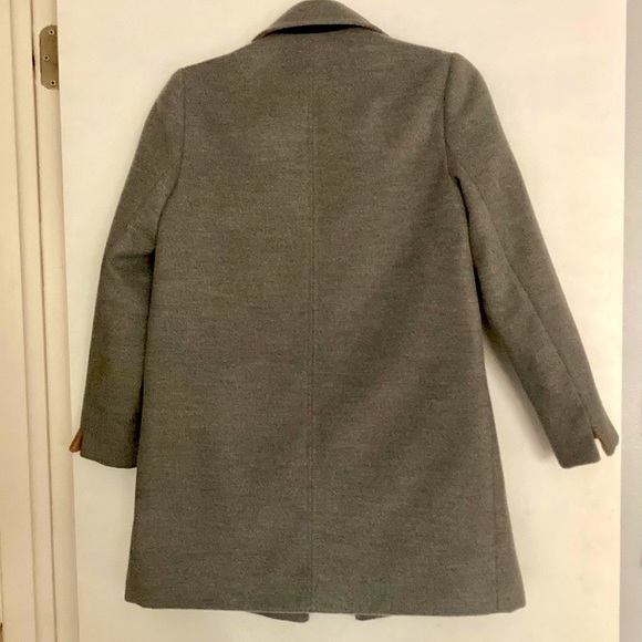 Topshop Gray Wool Coat size 0 - Picture 6 of 6